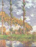Claude Monet Poplars at Giverny Norge oil painting reproduction
